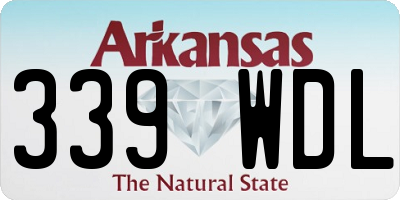 AR license plate 339WDL