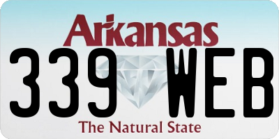 AR license plate 339WEB