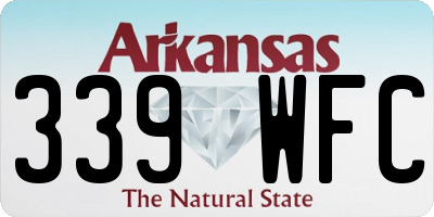 AR license plate 339WFC