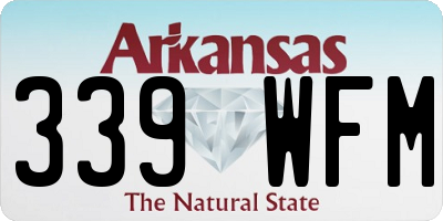AR license plate 339WFM