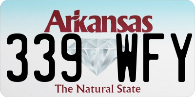 AR license plate 339WFY
