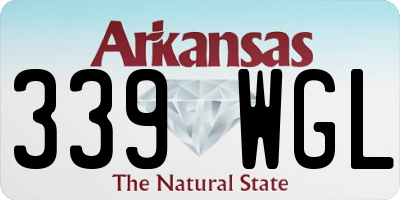 AR license plate 339WGL