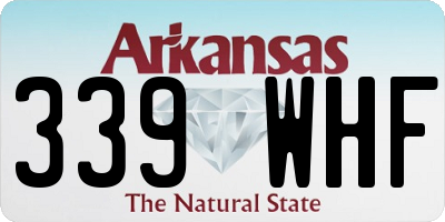 AR license plate 339WHF