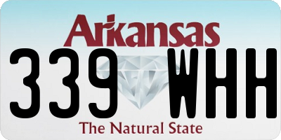 AR license plate 339WHH