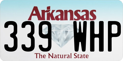 AR license plate 339WHP