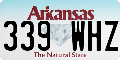 AR license plate 339WHZ
