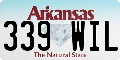 AR license plate 339WIL