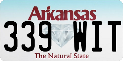 AR license plate 339WIT