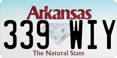 AR license plate 339WIY