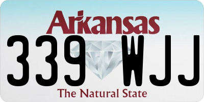 AR license plate 339WJJ