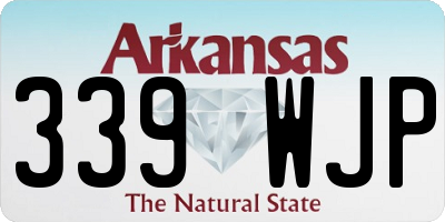 AR license plate 339WJP