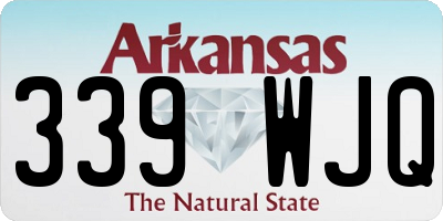 AR license plate 339WJQ