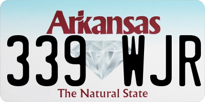 AR license plate 339WJR