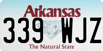 AR license plate 339WJZ