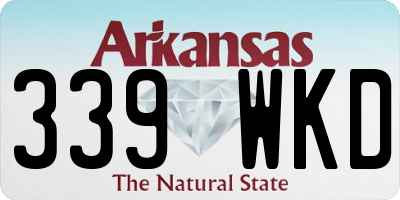 AR license plate 339WKD