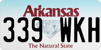 AR license plate 339WKH