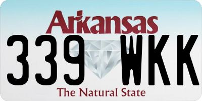 AR license plate 339WKK