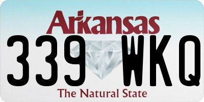 AR license plate 339WKQ