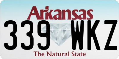AR license plate 339WKZ