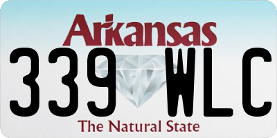 AR license plate 339WLC
