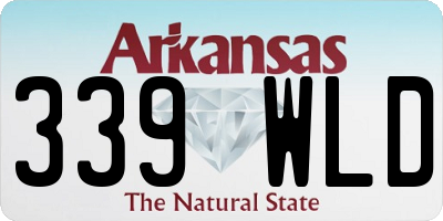 AR license plate 339WLD