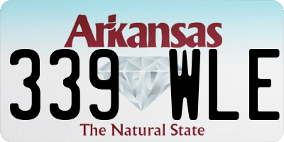 AR license plate 339WLE