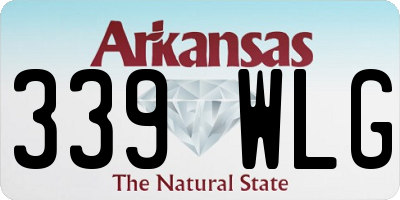 AR license plate 339WLG