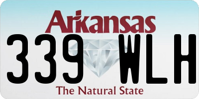 AR license plate 339WLH