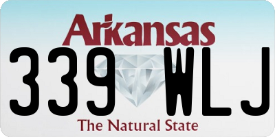 AR license plate 339WLJ