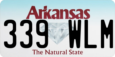 AR license plate 339WLM
