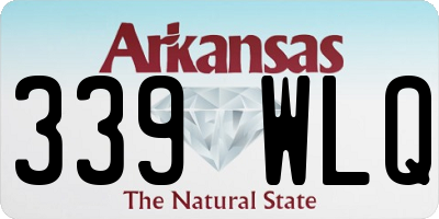 AR license plate 339WLQ
