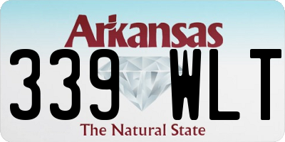 AR license plate 339WLT