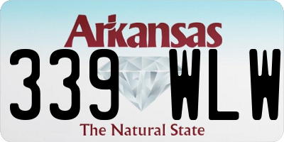 AR license plate 339WLW