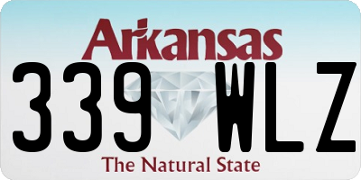 AR license plate 339WLZ