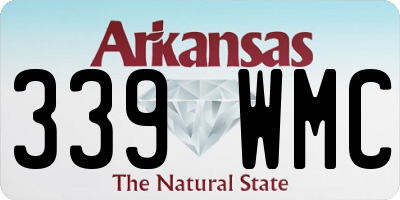 AR license plate 339WMC