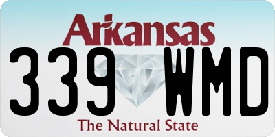 AR license plate 339WMD