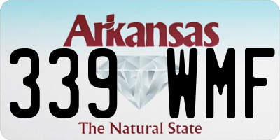 AR license plate 339WMF