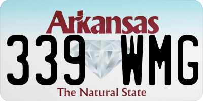 AR license plate 339WMG