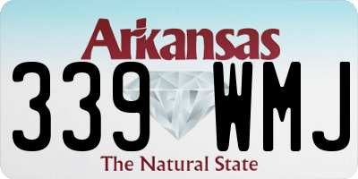 AR license plate 339WMJ