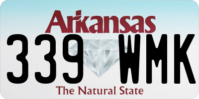 AR license plate 339WMK