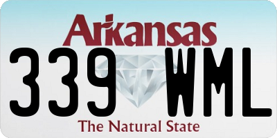 AR license plate 339WML