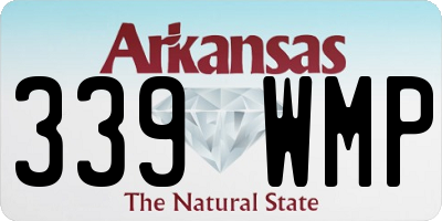 AR license plate 339WMP