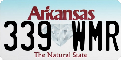 AR license plate 339WMR
