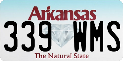 AR license plate 339WMS