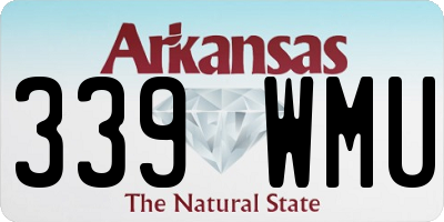AR license plate 339WMU