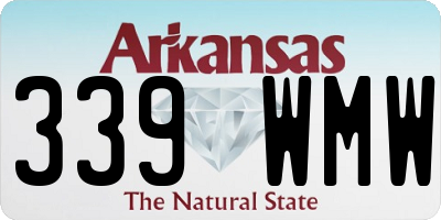 AR license plate 339WMW