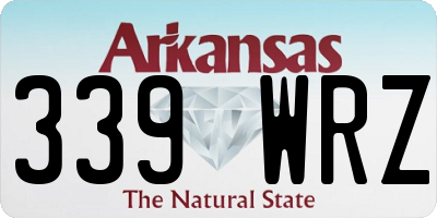 AR license plate 339WRZ