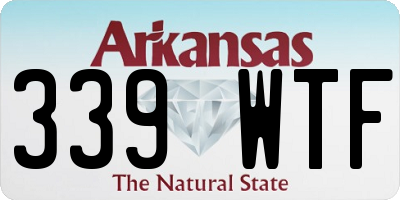 AR license plate 339WTF
