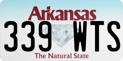 AR license plate 339WTS