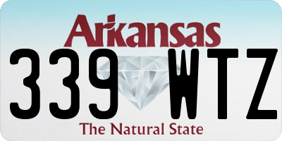 AR license plate 339WTZ
